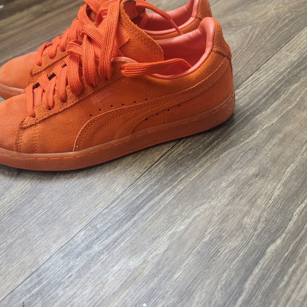 Puma Orange Sneakers Vibrant Style Comfort - Picture 3 of 8